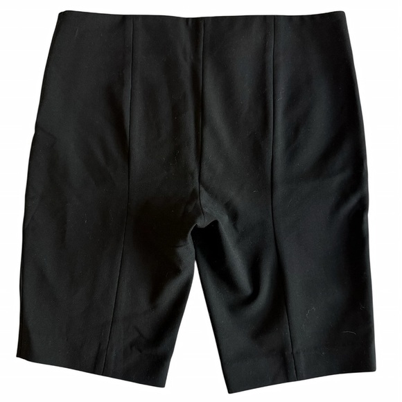 Elizabeth and James Bermuda Shorts Black Dressy Tailored Size 6 sleek design. - Picture 2 of 9